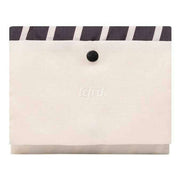 Lefrik Offcut Shopping Bag - Ecru Cream/Mocca Brown