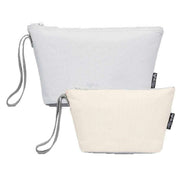 Lefrik Zoid Small and Medium Pack Concrete Block Wash Bag - Grey/Light Grey/Cream