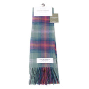 Locharron of Scotland Bowhill Hame Lambswool Tartan Scarf - Green/Blue/Yellow