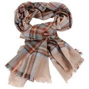 Locharron of Scotland Brock Stewart Dress Eden Sciarpa di lusso - Beige/Arancio