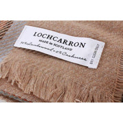 Locharron of Scotland Brock Stewart Dress Eden Sciarpa di lusso - Beige/Arancio