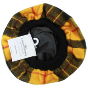 Abito Locharron of Scotland Macleod Modern Lambswool Tam - Giallo/Nero