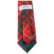 Cravatta scozzese moderna Locharron of Scotland Reiver Bruce - Rosso/Verde scuro