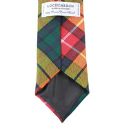 Locharron of Scotland Reiver Buchanan Modern Tartan Wool Tie - Yellow/Red/Green