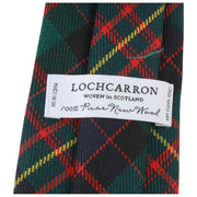 Cravatta moderna scozzese Locharron of Scotland Reiver Cameron of Erracht - Verde scuro/Blu scuro/Rosso