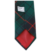 Cravatta moderna Locharron of Scotland Reiver Davidson Clan - Verde/Blu/Rosso