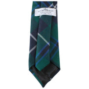 Cravatta scozzese moderna Locharron of Scotland Reiver Douglas - Blu scuro/Verde scuro