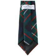 Cravatta scozzese moderna Locharron of Scotland Reiver Ferguson - Blu marino/Verde/Rosso