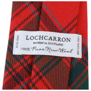 Cravatta scozzese Locharron of Scotland Reiver Grant Clan - Rossa/Verde