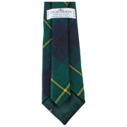 Cravatta scozzese moderna Locharron of Scotland Reiver Johnstone - Verde scuro/Navy