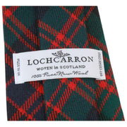 Cravatta scozzese moderna Locharron of Scotland Reiver MacArthur Clan - Verde scuro/Blu scuro/Rosso