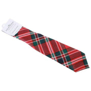 Cravatta scozzese moderna Locharron of Scotland Reiver MacFarlane - Rosso/Verde/Bianco