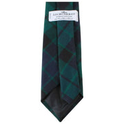 Cravatta scozzese moderna Locharron of Scotland Reiver MacKay - Verde/Blu scuro