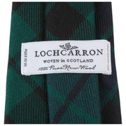 Cravatta scozzese moderna Locharron of Scotland Reiver MacKay - Verde/Blu scuro