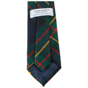 Cravatta scozzese moderna Locharron of Scotland Reiver MacLaren - Verde/Rosso/Giallo