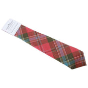 Cravatta scozzese invecchiata Locharron of Scotland Reiver MacLean of Duart - Rosa rosa/verde
