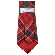 Cravatta scozzese moderna Locharron of Scotland Reiver MacRae - Rosso/Verde
