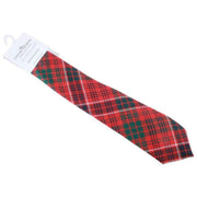 Cravatta scozzese moderna Locharron of Scotland Reiver MacRae - Rosso/Verde
