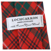 Cravatta scozzese moderna Locharron of Scotland Reiver MacRae - Rosso/Verde