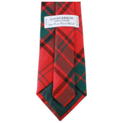 Cravatta scozzese moderna Locharron of Scotland Reiver Maxwell - Rosso/Verde