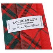 Cravatta scozzese moderna Locharron of Scotland Reiver Maxwell - Rosso/Verde