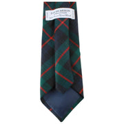 Cravatta moderna scozzese Locharron of Scotland Reiver Murray of Atholl - Blu marino/Verde/Rosso