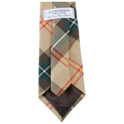 Cravatta scozzese Reiver Saskatchewan Locharron of Scotland - Beige/Nero/Rosso