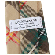 Cravatta scozzese Reiver Saskatchewan Locharron of Scotland - Beige/Nero/Rosso