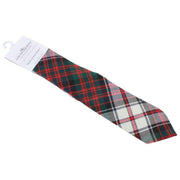 Locharron of Scotland Revier MacDonald Dress Modern Tartan Cravatta - Bianco/Rosso/Verde scuro