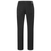 Pantaloni MAC Jeans Arne Carbonium in gabardine - Nero intenso