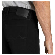 Pantaloni MAC Jeans Arne Carbonium in gabardine - Nero intenso
