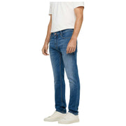 MAC Jeans Arne Pipe Hemp Denim Jeans - Blu medio autentico