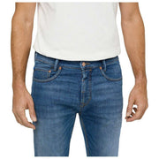MAC Jeans Arne Pipe Hemp Denim Jeans - Blu medio autentico