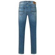 Jeans MAC Jeans in denim riciclato Arne - Blu medio usato autentico