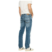 Jeans MAC Jeans in denim riciclato Arne - Blu medio usato autentico