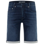 MAC Jeans Jog'N Pantaloncini di jeans in felpa leggera - Lavaggio vintage blu scuro