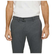 Pantaloni MAC Jeans Lennox in lana a spina di pesce - Pietra grigia