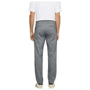 Pantaloni MAC Jeans Lennox in lana a spina di pesce - Grigio tempesta chiaro