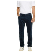Pantaloni MAC Jeans Ultimate Driver in velluto a coste - Blu notte