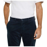 Pantaloni MAC Jeans Ultimate Driver in velluto a coste - Blu notte