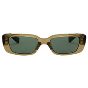 MessyWeekend Grace Reveal Sunglasses - Transparent Bottle Green