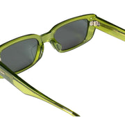 MessyWeekend Grace Sunglasses - Green Crystal/Green