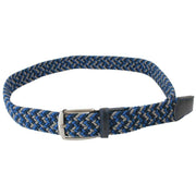 Miguel Bellido Elastic Woven Belt - Navy Blue/Grey