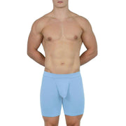 Obviously EliteMan Boxer Brief 6inch Leg - Sky Blue