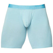 Obviously PrimeMan Boxer Brief 9inch Leg - Sky Blue