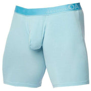 Obviously PrimeMan Boxer Brief 9inch Leg - Sky Blue