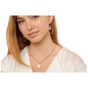 Collana con pendente di perle grandi Keishi di Perle d'Oriente - Argento/Bianco