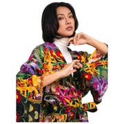 Abito kimono lungo Powder Botanical Kaleidoscope - multicolore