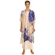 Powder China Bloom Beach Wrap Around - Blue