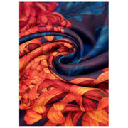 Sciarpa con stampa Powder Chrystanthemum Lux - Arancione